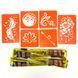 Набір хни з трафаретами для біо-тату №3 henna-set-03 henna-set-03 фото 4