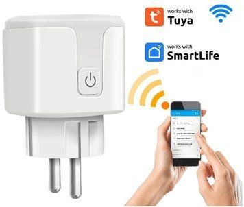 Розумна WiFi-розетка 16 А, Smart 3680 Вт/Ракетка з керуванням через телефон/Інтелектуальна розетка JJ17 фото