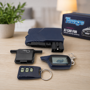 Автосигналізація CAR ALARM 2 WAY B9 / Двостороння автомобільна сигналізація з автозапуском та інтелектуальним запуском двигуна 2055649 фото