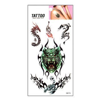 Тимчасове татуювання "Лев - Скорпіон Tattoo" 1020-HM174 1020-HM174 фото