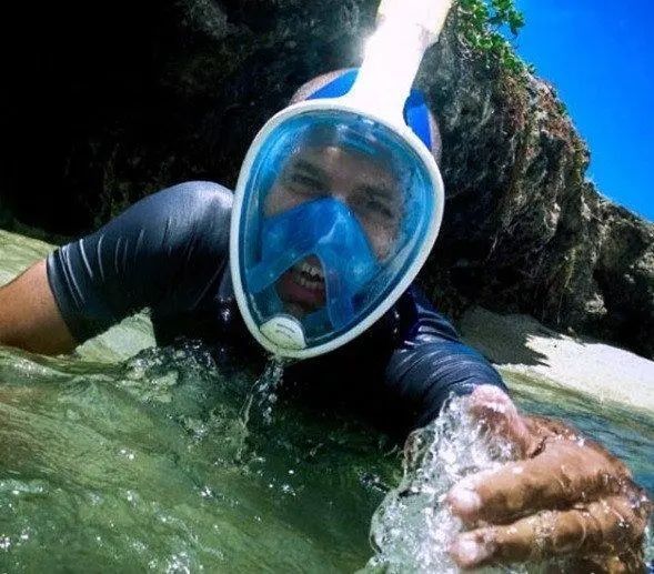 Маска на все обличчя Tribord Easybreath для снорклінгу, підводного плавання, дайвінгу pr1259874 фото