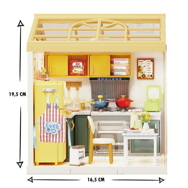 Конструктор-румбокс Кухня Mini House 8005-MH серії "Інтер'єр", зі світлом 8005-MH фото