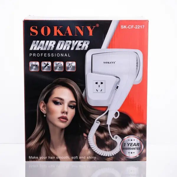 Фен настінний SOKANY SK-CF-2217 1200 Вт SK-CF-2217 фото