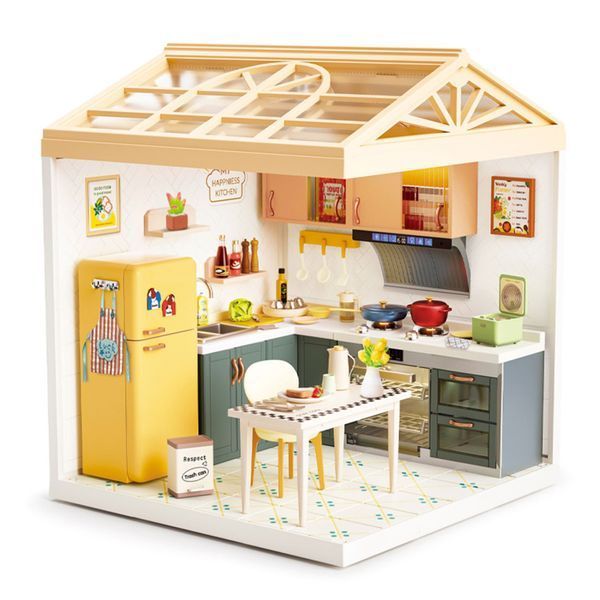 Конструктор-румбокс Кухня Mini House 8005-MH серії "Інтер'єр", зі світлом 8005-MH фото