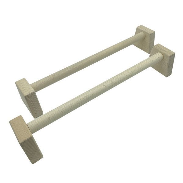 Паралетси, упори для віджимання дерев'яні Wood Gym Push Up NE-WD-60 з бука 50 см 2 шт NE-WD-60 фото