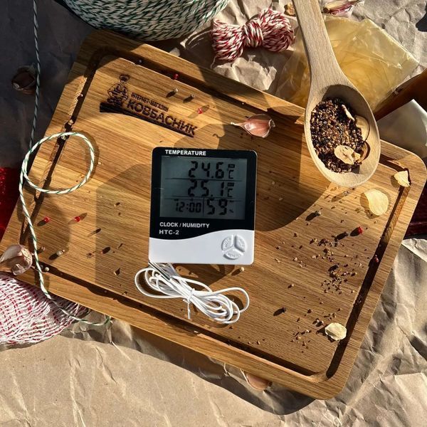 Гігрометр, вимірювач вологості та температури HTC-2 з додатковим датчиком sp3346 фото