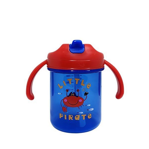 Дитячий поїльник з трубочкою "Little pirate" MGZ-0335 (Red) 280 мл MGZ-0335(Red) фото