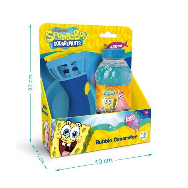 Генератор мильних бульбашок "Sponge Bob" 200738 об'єм 450 мл 200738 фото
