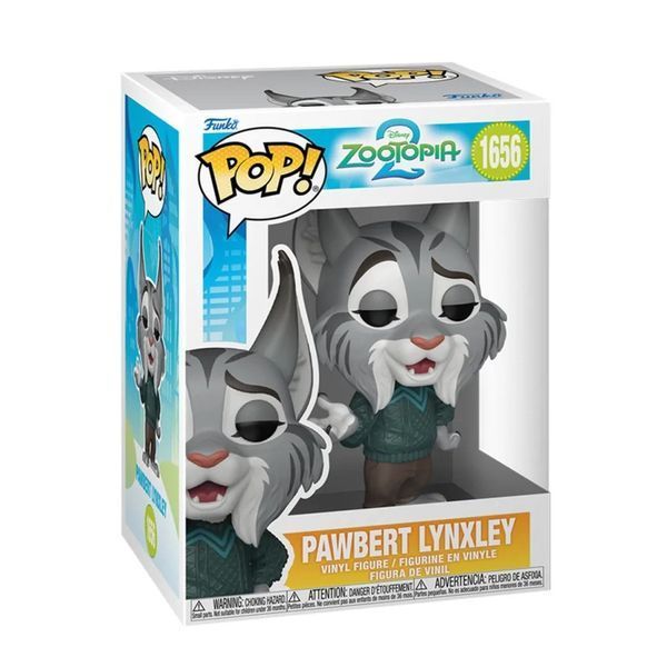Ігрова фігурка FUNKO POP! "Пазуроберт Рисьлі" Funko 86638 серії "Зоотрополіс 2" 86638 фото
