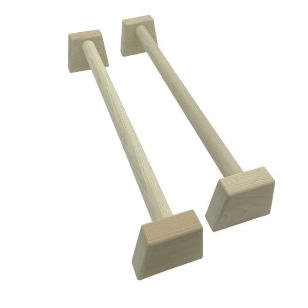 Паралетси, упори для віджимання дерев'яні Wood Gym Push Up NE-WD-60 з бука 50 см 2 шт NE-WD-60 фото