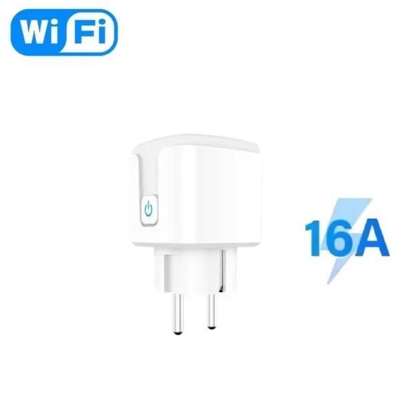 Розумна WiFi-розетка 16 А, Smart 3680 Вт/Ракетка з керуванням через телефон/Інтелектуальна розетка JJ17 фото
