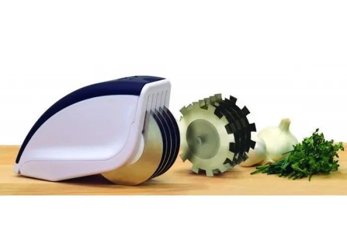Ніж для нарізки 3 в 1 Rolling Mincer w-53 та Tenderizer з часниковим пресом овочерізка mu100009 фото