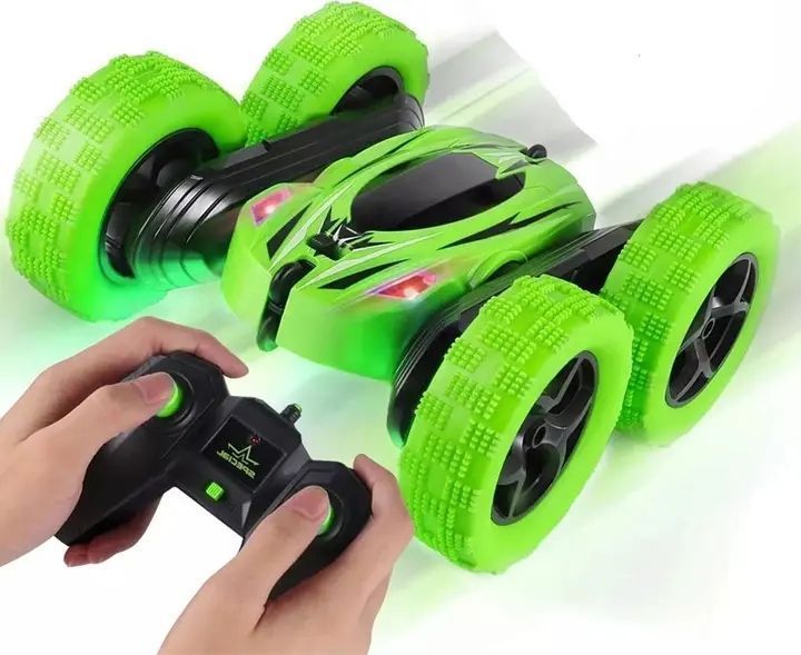 Машинка перевертень всюдихід трюкова на радіокеруванні Ydjia Stunt Car D828 Green 54012874596 фото