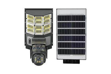 Камера відеоспостереження PTZ вулична WiFi+LED лампа+сонячна панель (SPM-XA01/T19-4G) M16977 фото