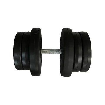 Гантель складальна композитна в пластиковій оболонці Rock Pro-R 21,5 кг NE-PL-R-021 NE-PL-R-021 фото