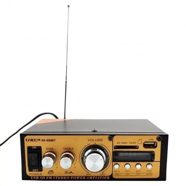 Потужний підсилювач AMP 699 Bluetooth UKC sp4824 фото