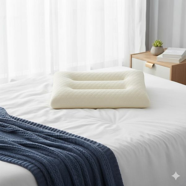 Ортопедична подушка Pillow-05 з ефектом пам'яті для підтримки хребта PIL05 фото