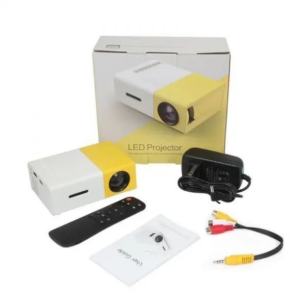 Портативний проектор з динаміком Led Projector YG300 22683028 фото