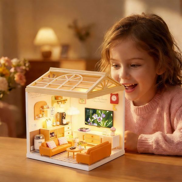 Конструктор-румбокс Вітальня Mini House 8006-MH серії "Інтер'єр", зі світлом 8006-MH фото
