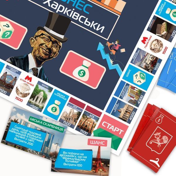 Настільна гра "Монополія Бізнес по-Харківськи" PLR-0027 PLR-0027 фото