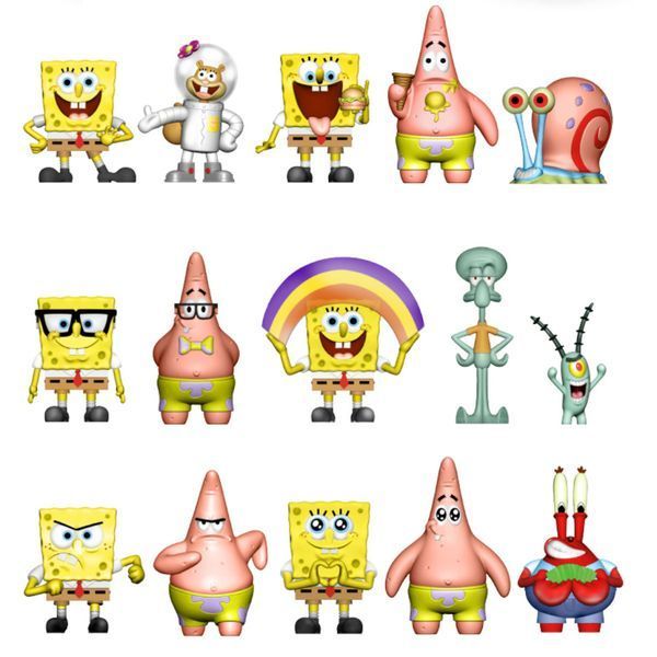 Колекційна фігурка-сюрприз "Губка Боб" Sponge Bob SB3D-2025 SB3D-2025 фото