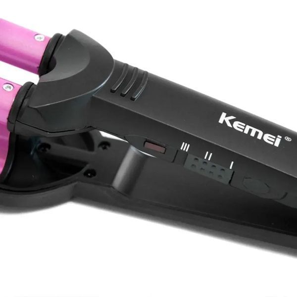 Потрійна плойка для волосся KEMEI KM 2022 sp7700 фото