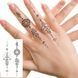 Набір дитячих тимчасових тату "Чорні міні №2" black-tattoo-mini-set-2-3, 30 штук по 9,5*5,5 см black-tattoo-mini-set-2-3 фото 9
