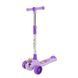 Дитячий самокат триколісний SC2619(Violet) колеса PU, з музикою та світлом SC2619(Violet) фото 1