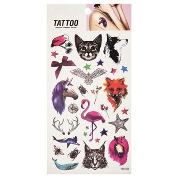 Тимчасове татуювання "Тварини та зірки Tattoo" 1020-HM1625 1020-HM1625 фото
