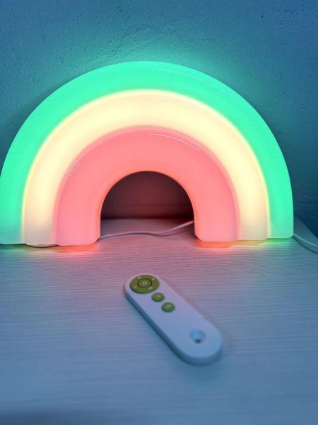 Неоновий світильник на стіну нічник декоративний NEON неонова лампа на стіну Веселка NEON42 фото