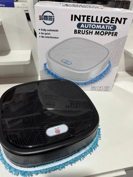 Миючий робот пилосос Brush Mop для сухого та вологого прибирання імітація ручного миття підлоги 120011 фото