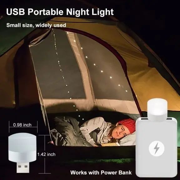 Портативний світильник-нічник LED від USB Jam8763 фото