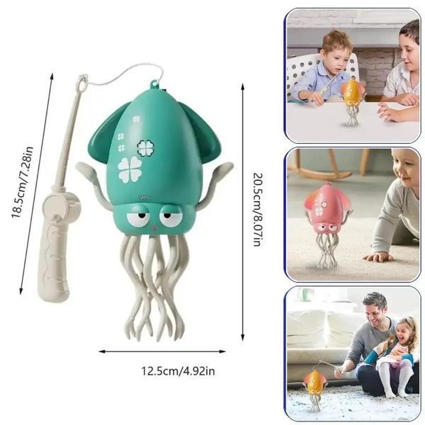 Музичний восьминіг інтерактивна іграшка Tummy Time Octopus Танцюючий Восьминіг OCP1520 фото