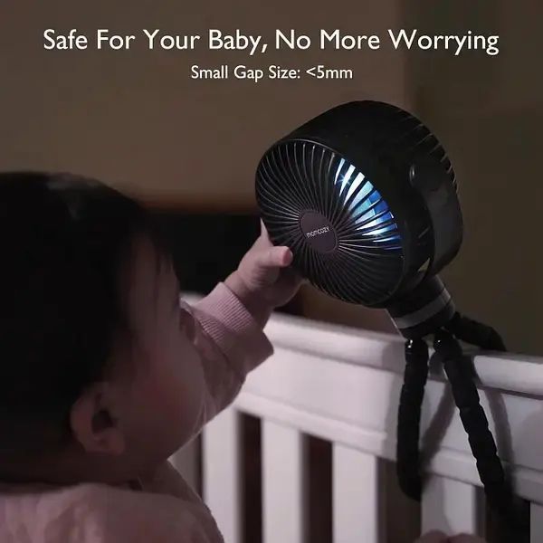 Вентилятор для коляски, маленький портативний вентилятор Momcozy 2019139 фото