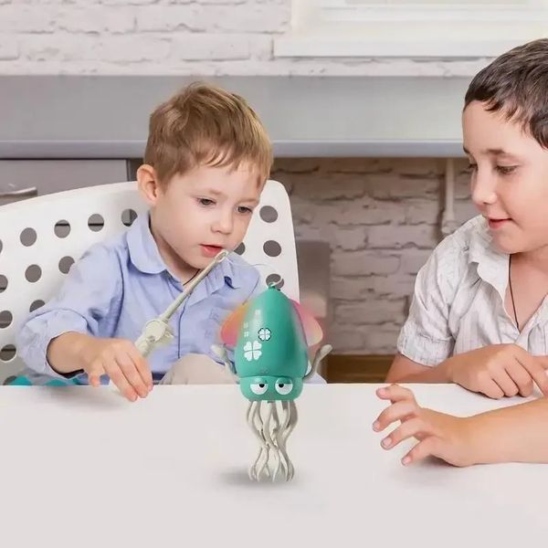 Музичний восьминіг інтерактивна іграшка Tummy Time Octopus Танцюючий Восьминіг OCP1520 фото