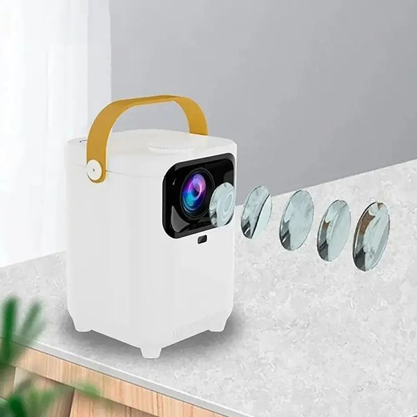 Портативний проектор + пульт, 4K HD, Android 11.0, Wi-Fi 6.0, Bluetooth, E350 / Мультимедійний проектор домашній VEN-0346 фото