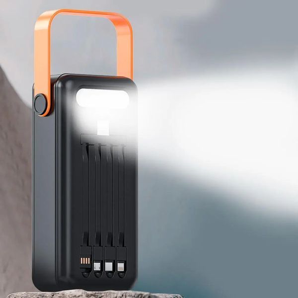 Зовнішній акумулятор / Повербанк YM-636CX 60000mAh / Power Bank SOLAR 4хUSB 2053468 фото