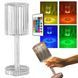 Декоративний LED світильник Crystal light, з пультом ДК/Настільна акумуляторна лампа LIG6629 фото 1
