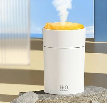 Зволожувач повітря з підсвіткою H2O Colorful HUMIDIFIER білий, USB NH200 фото