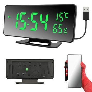 Годинник VST 888Y з датчиком температури та вологості sp7006 фото