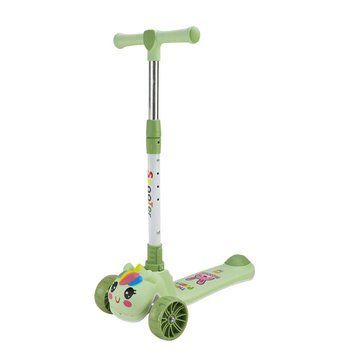 Дитячий самокат триколісний SC2619(Green) колеса PU, з музикою та світлом SC2619(Green) фото