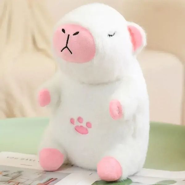 Коричневий Інтерактивна дихаюча Капібара Snuggle Pulse CapyBuddy 30 см м'яка плюшева іграшка 6260151-B/3 фото