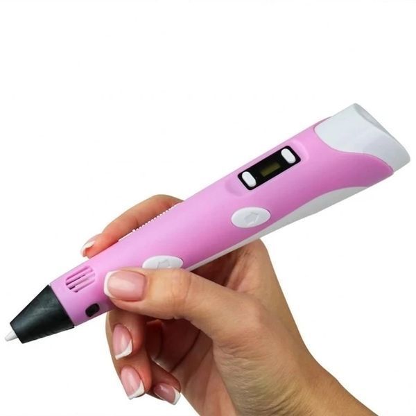 3D-Ручка 3Dpen З Lcd Екраном Повний Набір Пластик Рожевий PEPINK33 фото