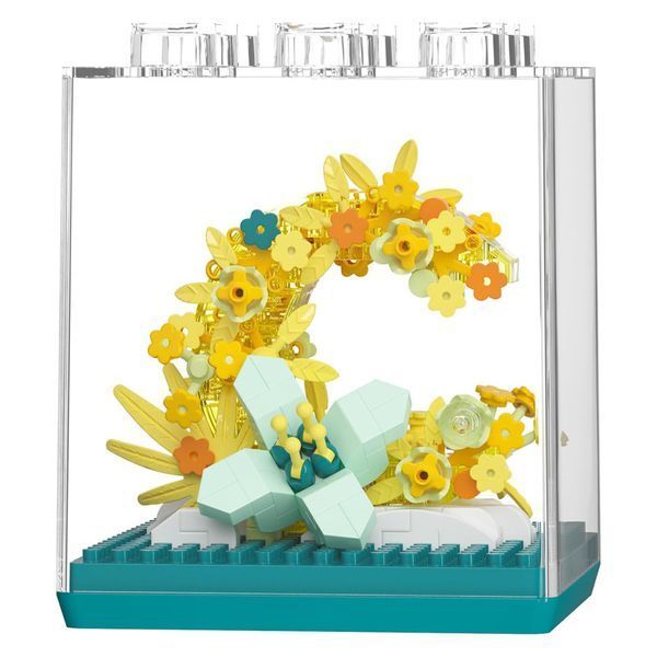 Дитячий Конструктор Flower Language 7345 у колбі, 327 деталей 7345 фото