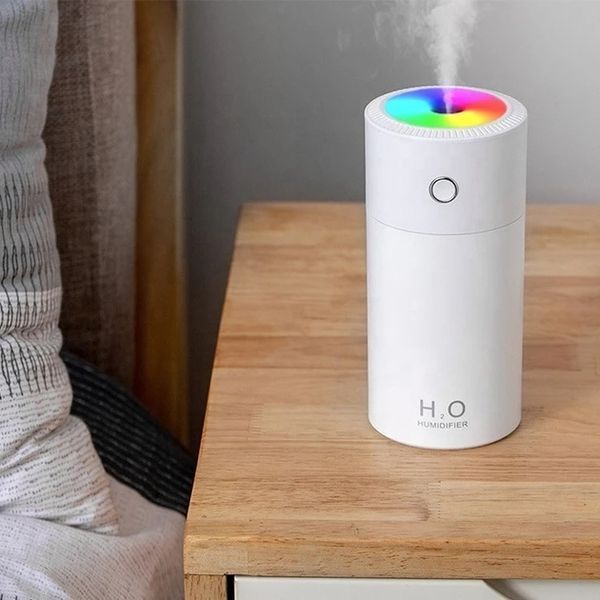 Зволожувач повітря з підсвіткою H2O Colorful HUMIDIFIER білий, USB NH200 фото