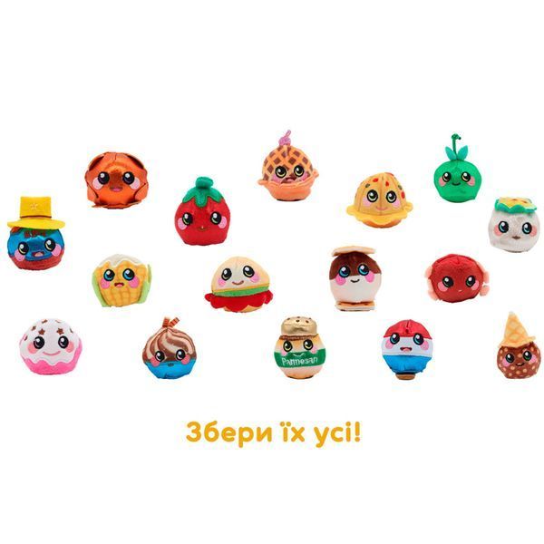 М'яка іграшка Смаколики Squeezamals Surprizamals SQ03890-5030 серії Eenie Teenies, 16 видів в асортименті SQ03890-5030 фото