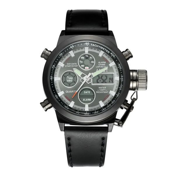 Наручний чоловічий годинник AMST Watch / Армійський чоловічий годинник з підсвічуванням вологостійкий G3149 фото