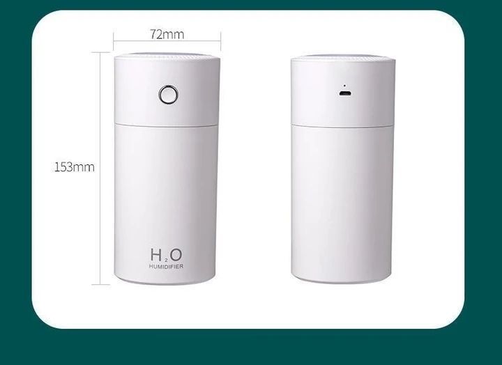 Зволожувач повітря з підсвіткою H2O Colorful HUMIDIFIER білий, USB NH200 фото