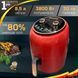 Аерогриль для кухні Rainberg RB-2318 3800 Вт безоливна фритюрниця 8.5 л Червоний RED2318 фото 1