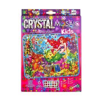 Набір креативної творчості "Kids Crystal Mosaic" CRMk-01-05, 6 форм елементів CRMk-01-05 фото